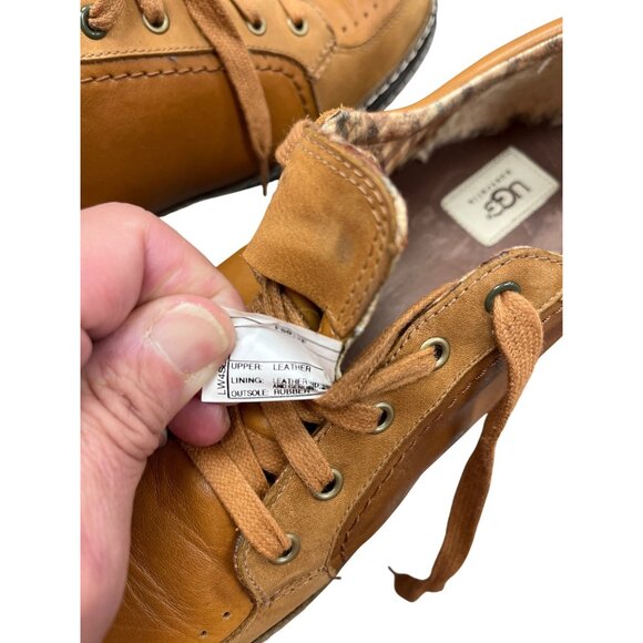UGG Australia mens brown leather oxford sneaker hybrid shoes sz 11 SKU 9973 main image 10